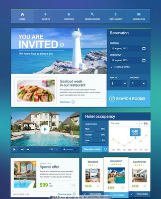 扁平化UI设计 打造现代企业网页的简洁之道